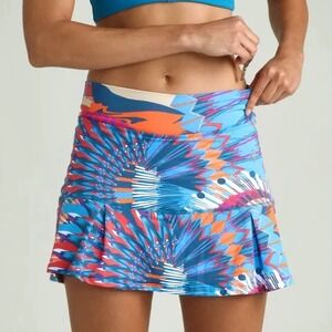 Dona Jo JoJo Running Skirt Skorts Size 1 Small pickleball tennis golf multicolor